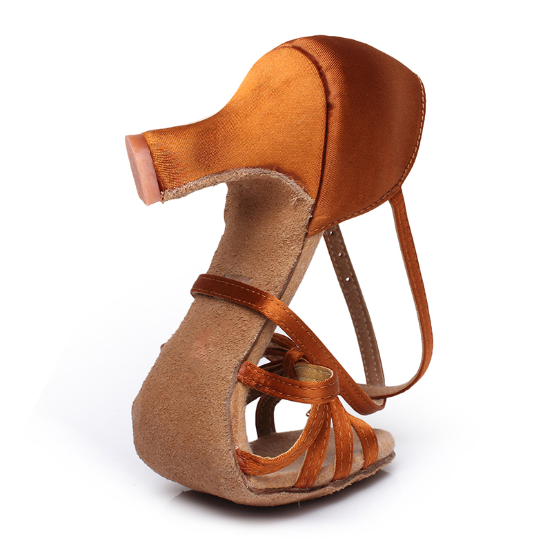 拉丁舞鞋成人女中高跟多色拉丁舞蹈鞋软底中跟广场舞鞋拉丁鞋恰恰