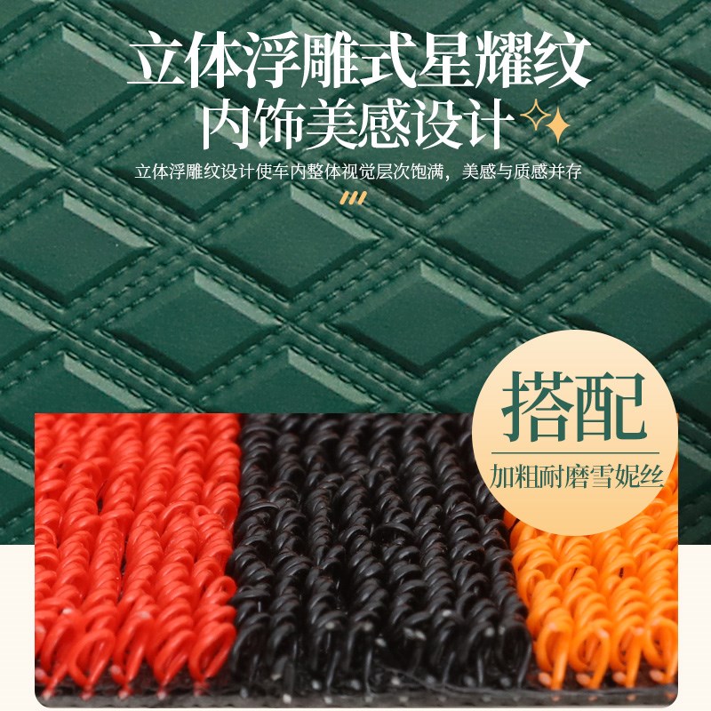 威马EX5 EX6 W6 E5全包围汽车脚垫防水