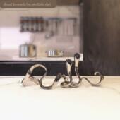 现代简约轻奢金属银色金色飘带创意烛台摆件售楼处样板间客厅饰品