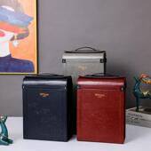 盒2只装 大肚瓶红酒礼盒双支装 歪脖子包装 加大异形葡萄酒礼品箱子