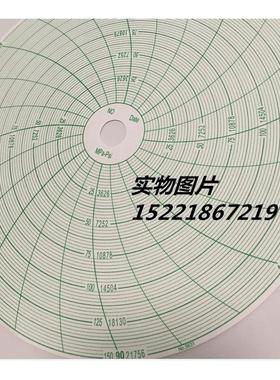 天章圆盘圆形热处理压力温度仪表记录纸0-150MPA 0-21756PSI 5631