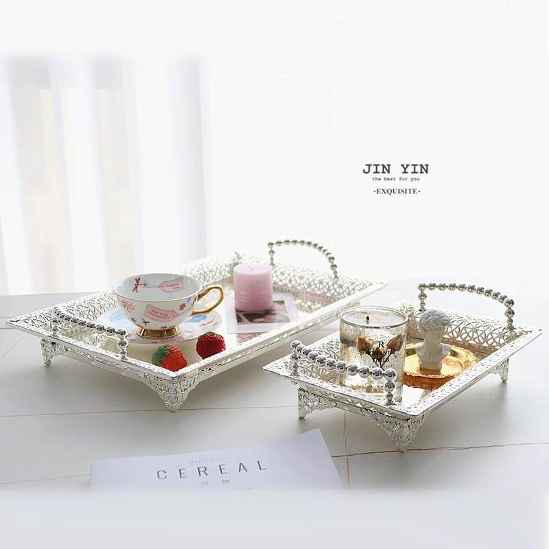 镀银托盘套装婚礼样板间装饰盘玄关钥匙盘欧式茶盘桌面酒杯收纳盘,餐饮具,果盆/果盘/果篮,淘宝优惠券,粉丝福利购,淘宝优惠卷