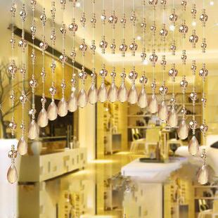 珠帘2025新款隔断窗现代简约风帘客厅高级感轻奢水晶珠帘门帘