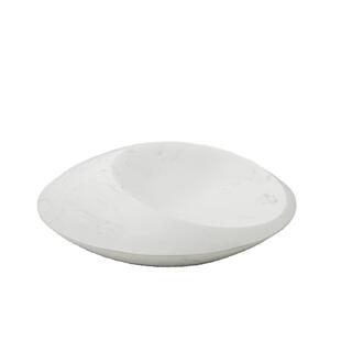 现代轻奢椭圆形大理石果盘客厅茶几托盘摆件创意软装家居装饰品