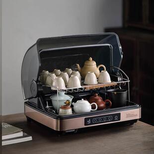 茶杯消毒柜迷你 小型 台式办公室商用茶具水杯口杯子家用烘干 干