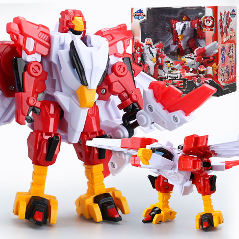 男孩变形玩具金刚兽王迷你