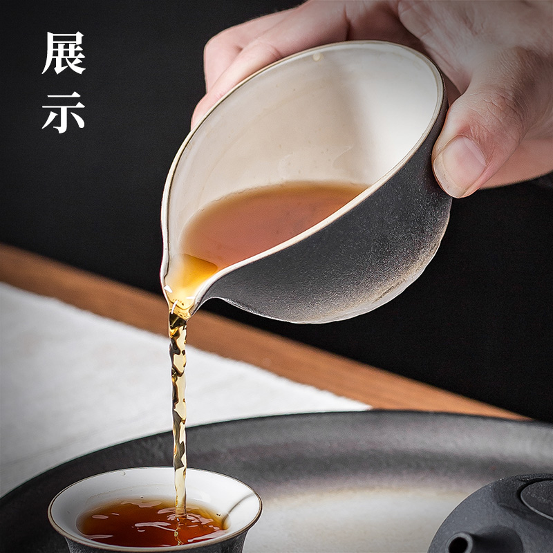 言和堂 陶瓷公道杯 家用分茶器大号公杯茶道小茶海功夫茶具公平杯