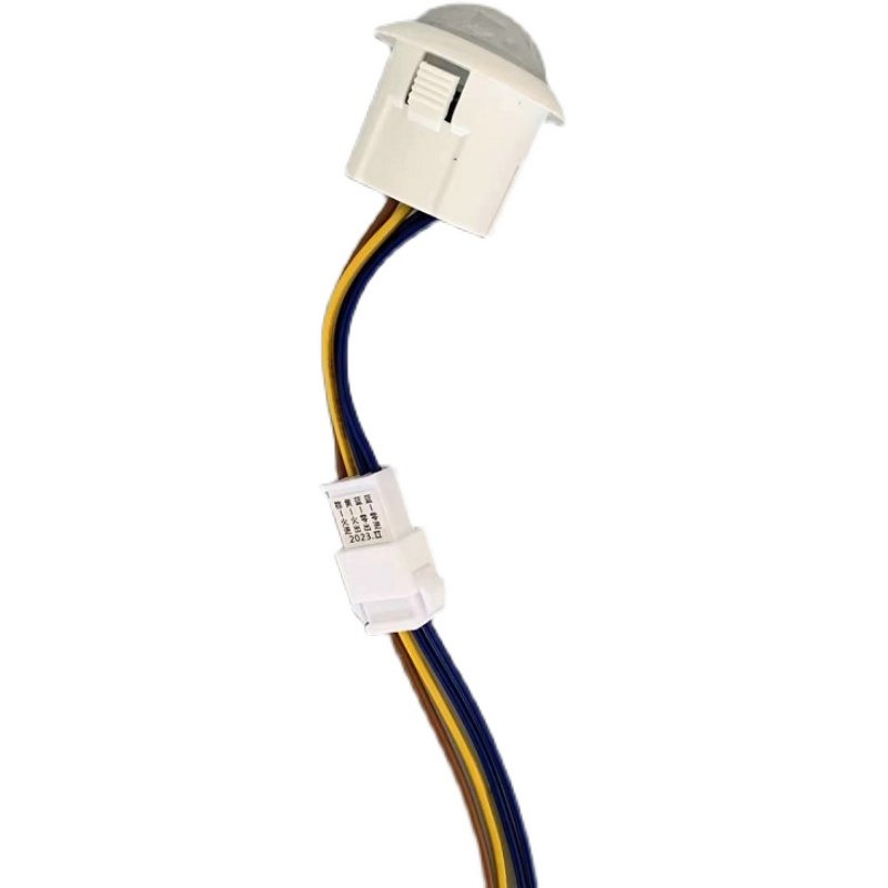 220V红外线人体感应器开关小头模块嵌暗装探头传楼道智能延时光声