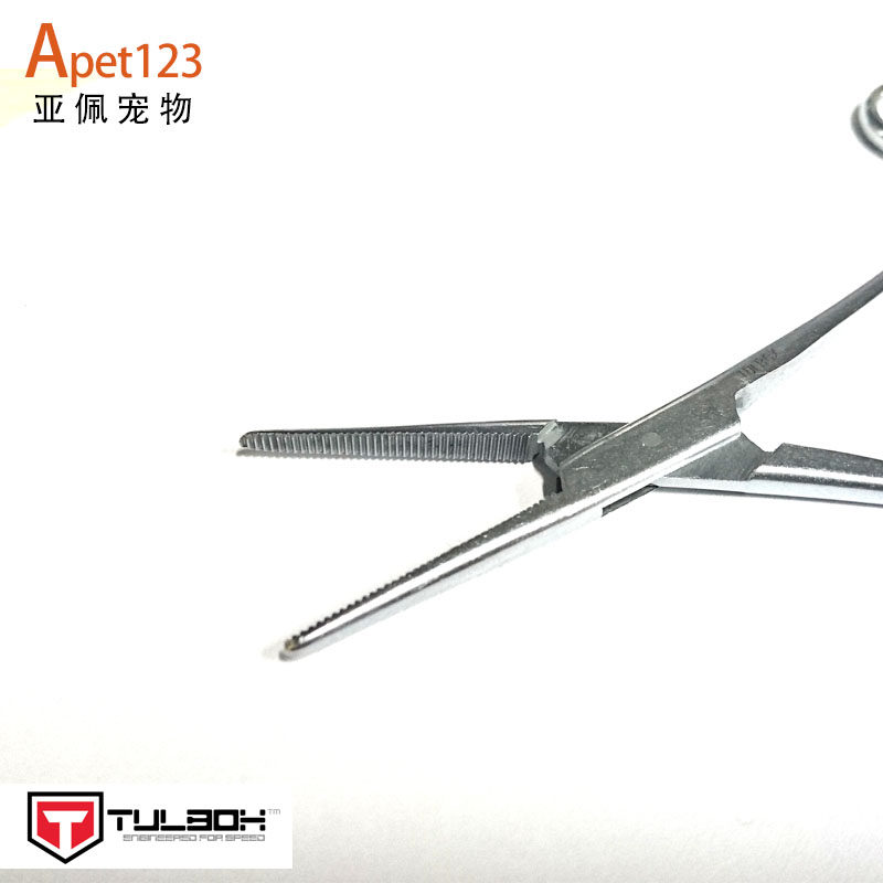 百集不锈钢止血钳直头弯头钳宠物拔毛钳血管钳持针器/钳拔罐钓鱼