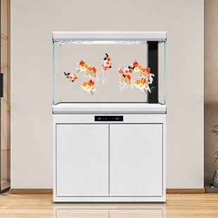 御品空间2025年新款 底滤超白玻璃金鱼缸客厅落地免换水鱼缸水族箱