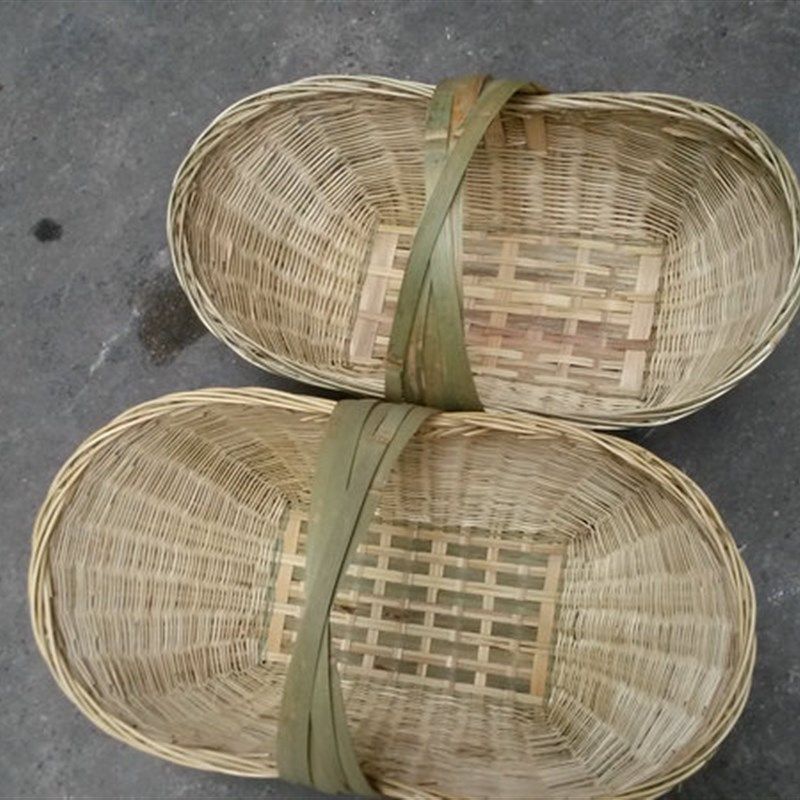 四川纯手工竹编制品竹提篓竹篮子收纳水果菜篮子舞台道具包邮天然,特色手工艺,竹编/竹雕,淘宝优惠券,粉丝福利购,淘宝优惠卷
