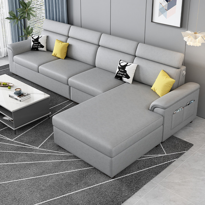 棉麻布艺沙发可拆洗 猫爪科技布沙发客厅大小户型2025新款