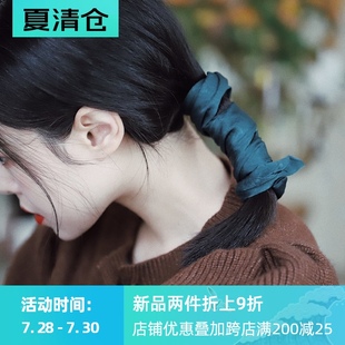 《女子》束绑发温p柔仙女森系超仙发绳长丝带日韩飘带