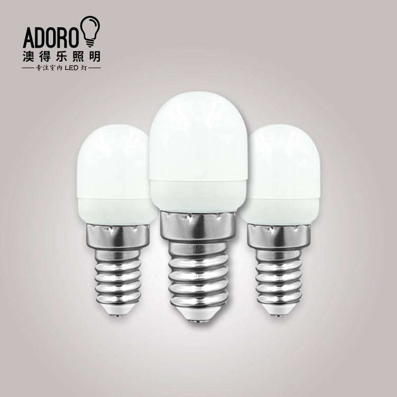 LED小灯泡E12E14螺口暖黄白光110V220V通用款led节能2W光源
