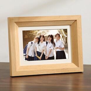 毕业照相框洗照片做成集体合照影集纪念相册黑色摆台定制挂墙画框