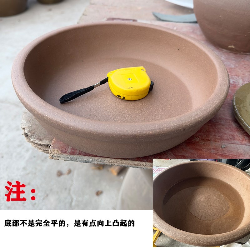 无釉陶罐底钵花盆托盘 到扑罐底盘多肉盆