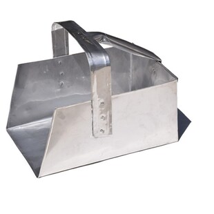 304无磁不锈钢簸箕特大号垃圾铲家用短手柄撮箕撮子加厚畚箕灰斗