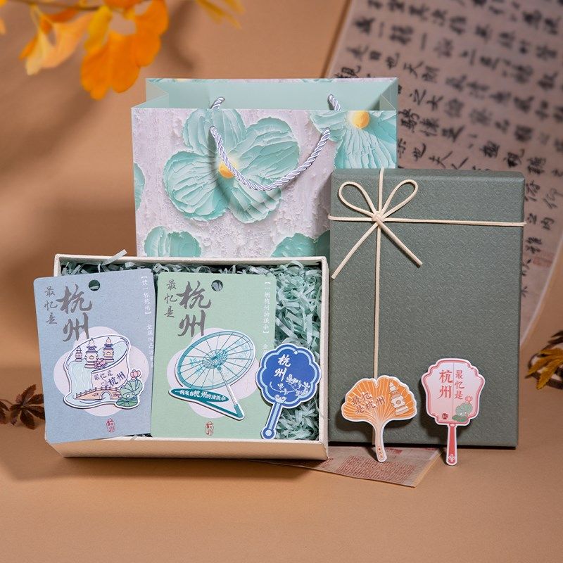 杭州文创冰箱贴金属立体流沙西湖国家版本馆乌镇油纸伞送人纪念品,节庆用品/礼品,文化创意冰箱贴,淘宝优惠券,粉丝福利购,淘宝优惠卷