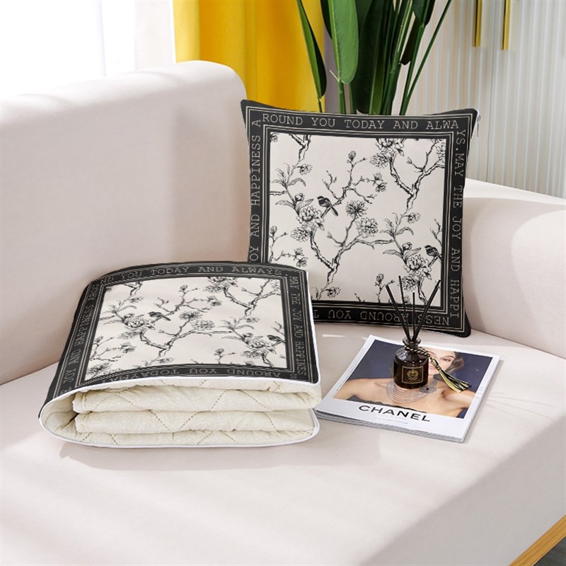 奶油风轻奢 可爱抱枕被子两用二合一四季通用车用办公室午睡靠枕