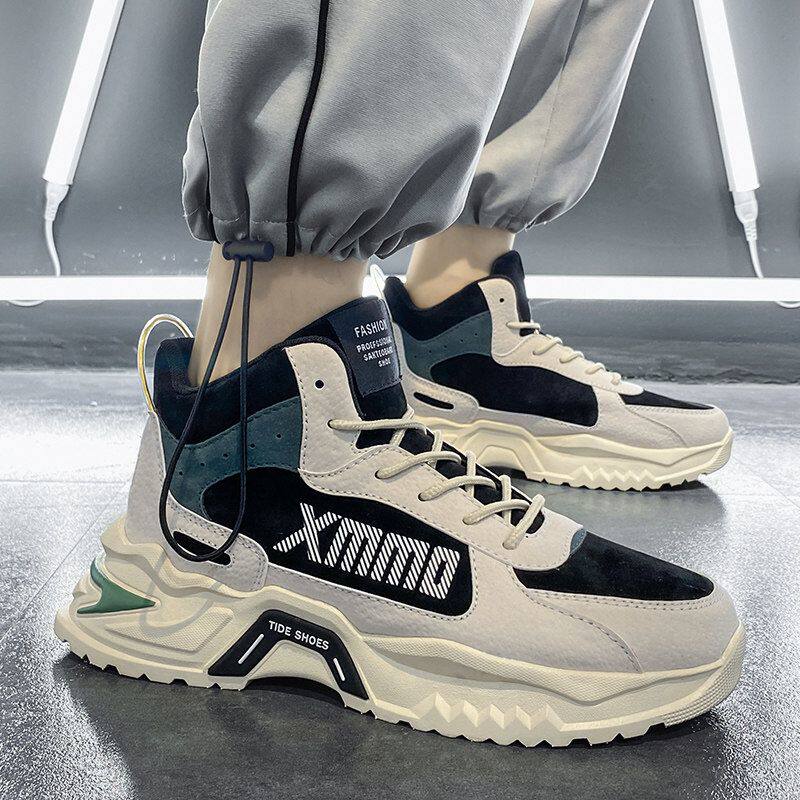 aj高帮男鞋春秋体育生篮球球鞋男款男生运动休闲增高莆田潮鞋春秋