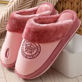 2023冬季 厚底加绒保暖家居老人防滑室内月子 大码 棉拖鞋 女情侣男士