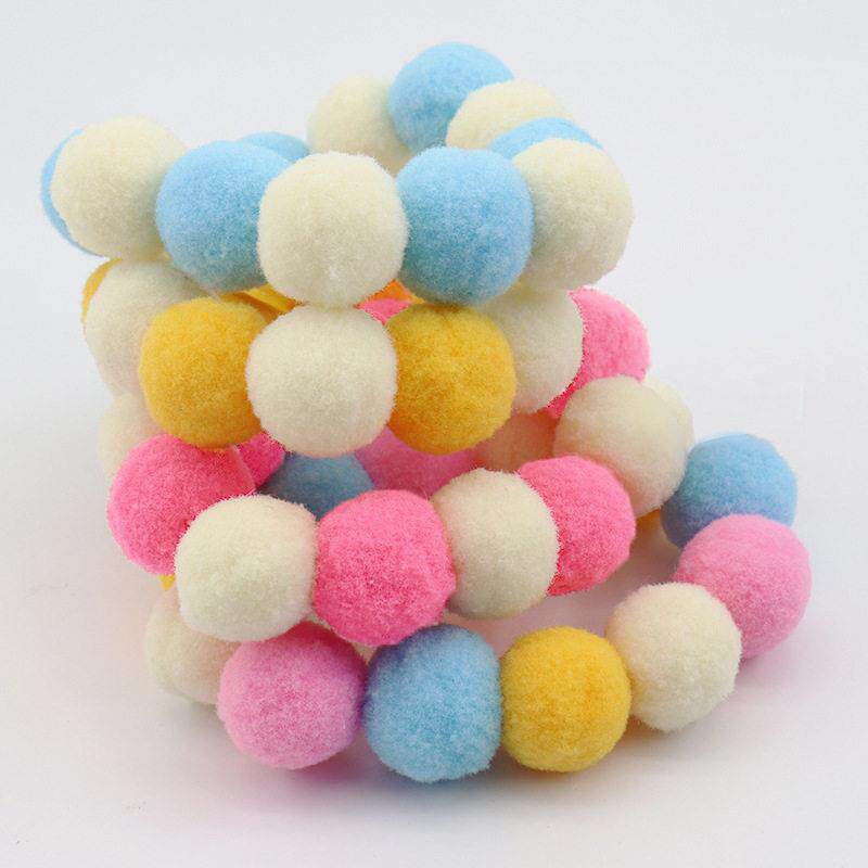 宠物项圈毛球球球马卡龙猫咪拍照宠物毛可爱狗狗毛球项圈饰品