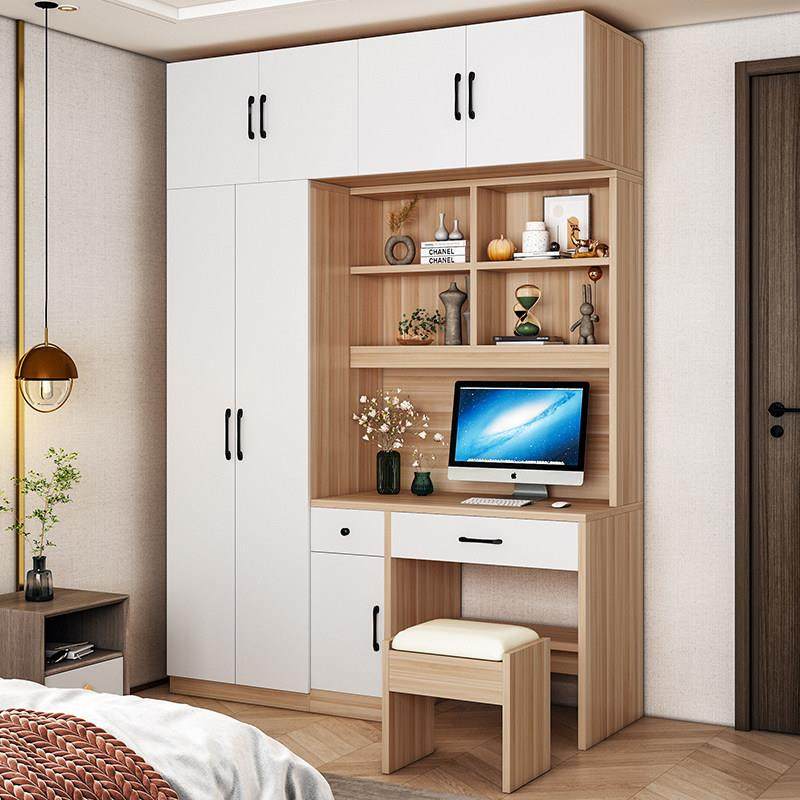 衣衣柜带橱书桌一体儿童写字台书架组合台式电脑桌小户型体连柜子,住宅家具,自由组合衣柜,淘宝优惠券,粉丝福利购,淘宝优惠卷