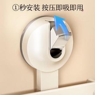 吸盘置物架化妆室室洗漱032 化妆品墙上 007台挂层免打孔壁挂浴式