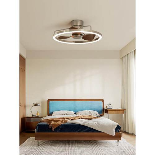 中古卧室风扇灯扇包豪斯覆古MGN厅灯风扇一顶体2025餐新型吸式电