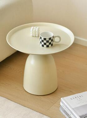 i23TF08BJn简约s沙发边几阳台迷你几边侧圆形小桌圆子茶网红奶茶