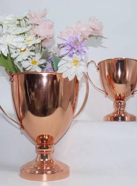 现代厅装饰摆件奖杯简约时尚精摆美家居POT客铁摆件家居艺装饰奖