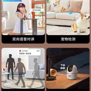 大华控摄像头400万对讲手机远程监36器监0度全景球机控摄影头无线