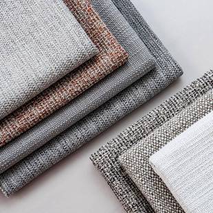 4实9高端厚粗麻RPK布料轻奢定制沙发垫套棉罩木靠背套定做全包加