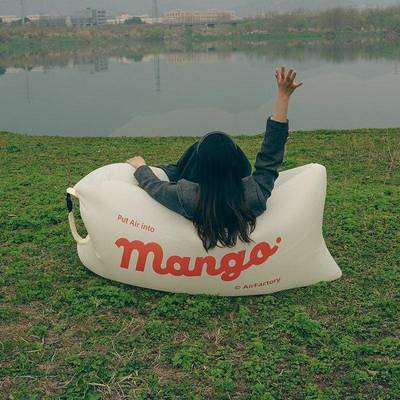 户防气水充沙发外懒人网红便携式单人空沙气发露营音EAD乐节气垫