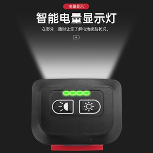 2024新款头夜钓头灯夜钓灯钓鱼专用感应座帽簷灯戴式户帽外夹灯充