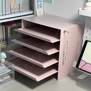信盘克维索化妆品抽屉式分层文件信托置物架信封盘首饰收纳盒桌面