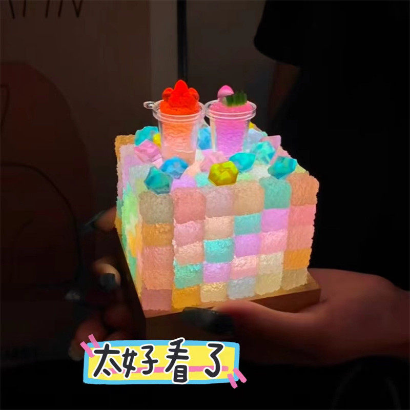 糖果小夜灯高级感浪漫滴胶diy手工礼物材料儿童生日礼品系女