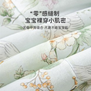 女宝宝婴儿连体衣夹棉秋冬季 新生儿150克薄棉哈衣加厚外出爬服