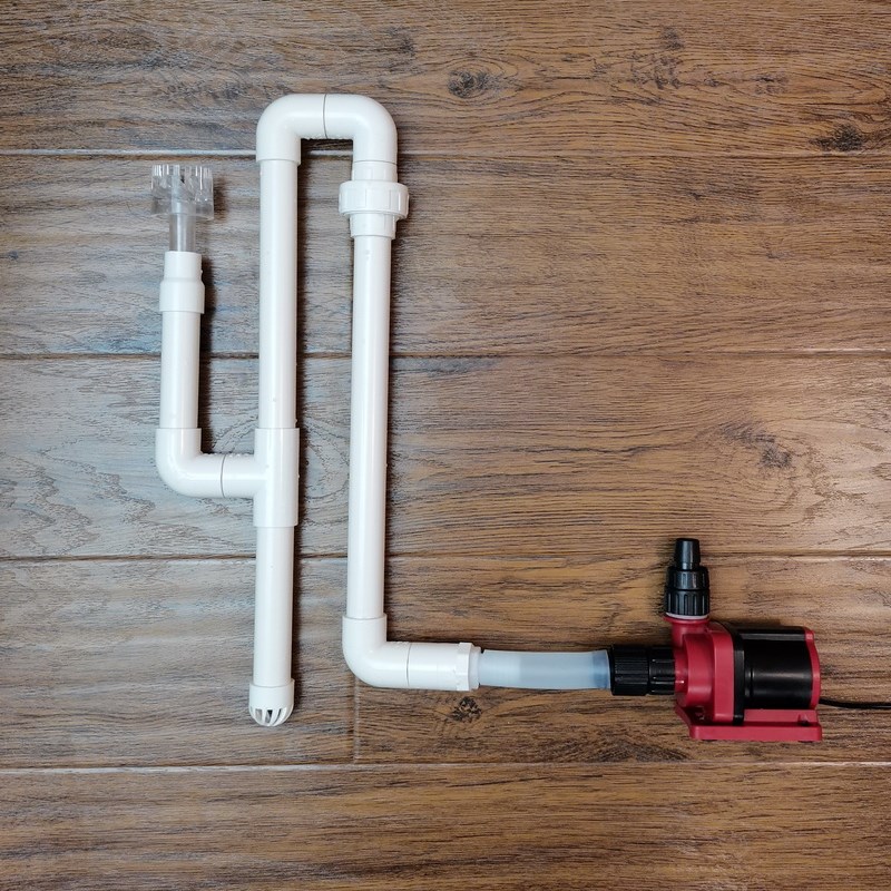 鱼缸外置管除油膜器外接陆地水泵旋转浮子鱼池改装DIY水族PVC管