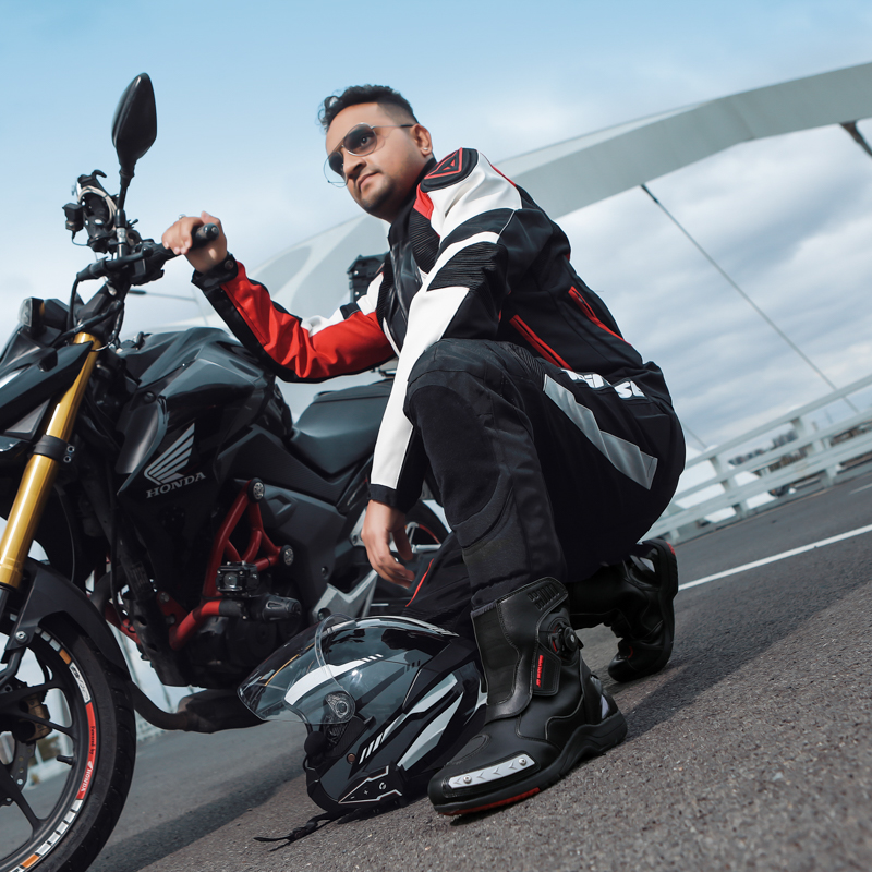 四季防水摩托车骑行鞋男女短靴子防摔机车鞋越野摩旅赛车拉力装备