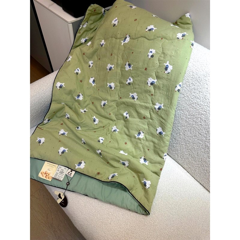 夏凉被儿童夏季空调被凉席母婴水洗棉幼儿园小被子毯子午睡凉快