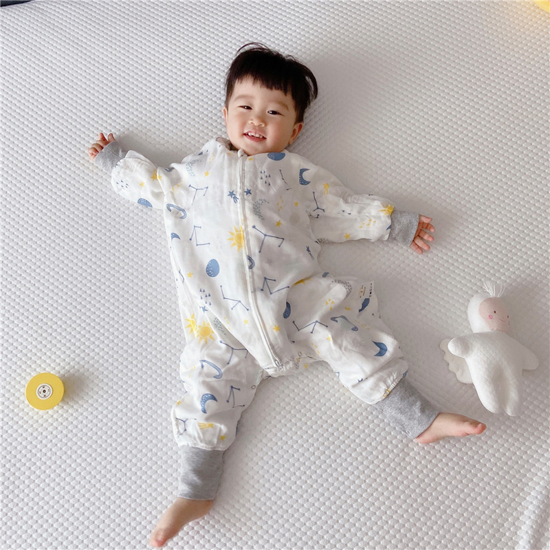 包邮春秋款长袖分腿睡袋四层竹棉纱布婴儿防踢被夏空调  分腿睡袋,婴童用品,睡袋/防踢被,淘宝优惠券,粉丝福利购,淘宝优惠卷