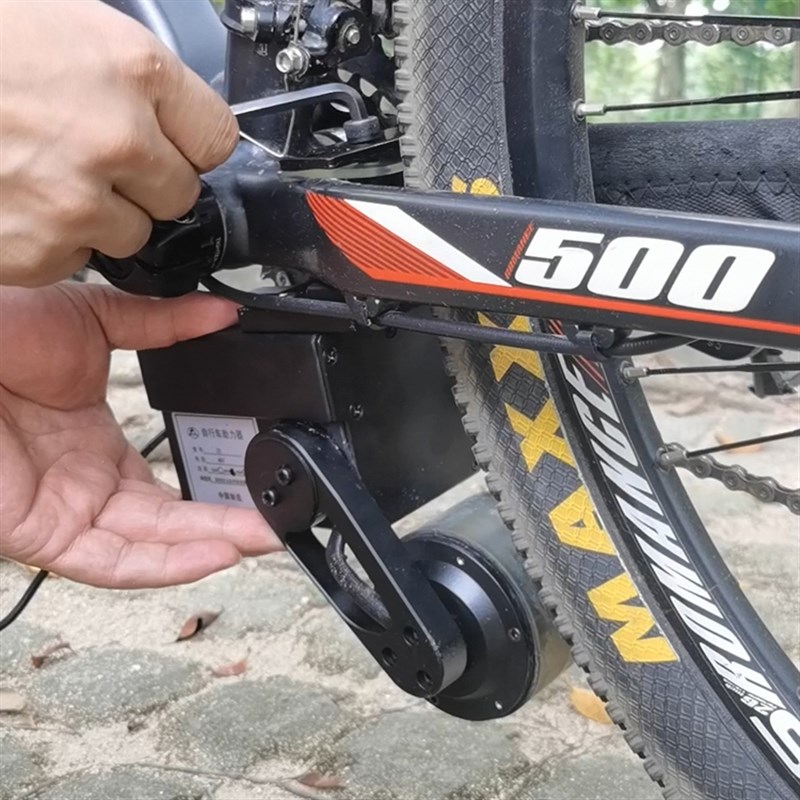 自行车改电动套件山地车改电动助力器配件电动车48V电池中置电机