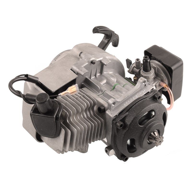 迷你摩托车二冲程49CC手拉启动汽油机利亚ATV小四轮小跑车发动机