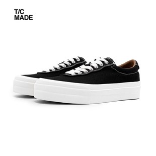 tcmade 001b s/s 硫化高密度帆布鞋 日系厚底 低帮增高板鞋男女款