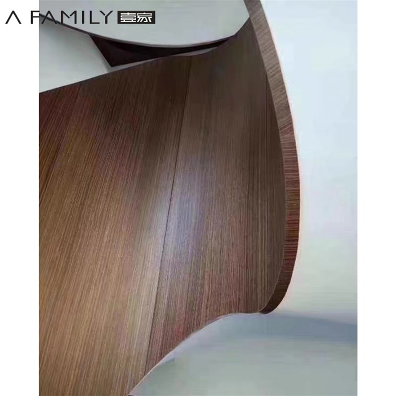 木饰面板电视背景墙免漆科定板实木贴皮包柱弧面装饰板护墙板kd板