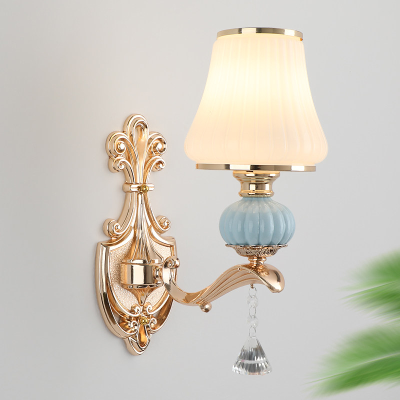 简约壁灯美式欧式现代床头卧室客厅房间墙网红楼梯酒店壁灯高档