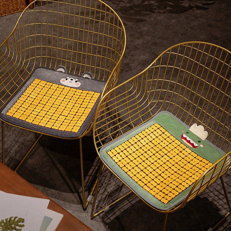 夏季凉席坐垫椅垫办公室久坐座椅凉垫凳子沙发汽车垫学生椅子屁垫