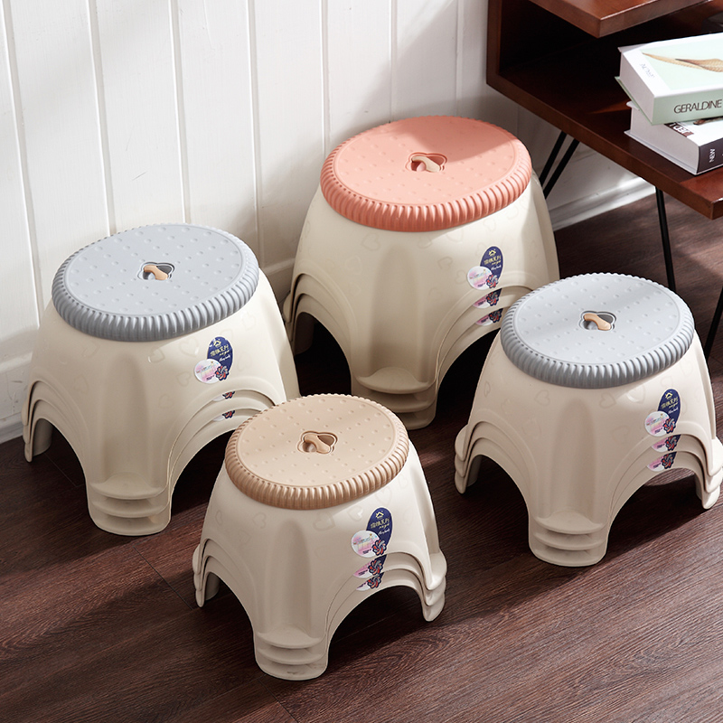 家用小板凳儿童矮凳大人椅子客厅塑料厕所防滑洗澡浴室凳加厚