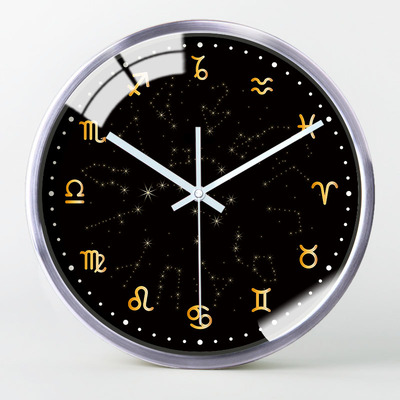 天波挂钟现代创意客厅钟表大个性时钟静音卧室时尚复古艺术壁挂表